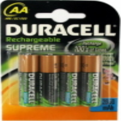 Set of 4 NiMH rechargeable batteries